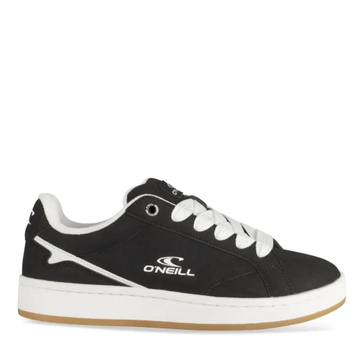 Baskets NOIR Homme Motif Uni Lacets