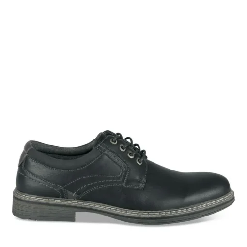Baskets NOIR Homme Motif Uni Lacets