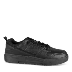 Baskets NOIR Homme Motif Uni Lacets