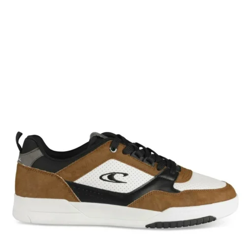 Baskets NOIR Homme Motif Uni Lacets