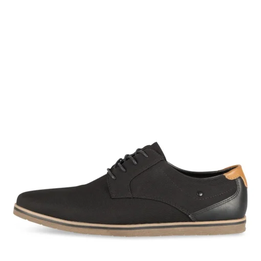 Baskets NOIR Homme Motif Uni A Enfiler