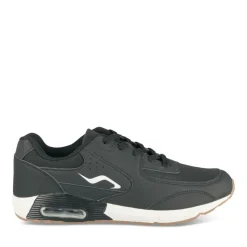 Baskets NOIR Homme Motif Multicolore Lacets