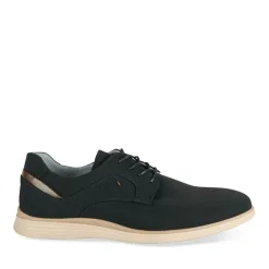 Baskets NOIR Homme Motif Uni Lacets