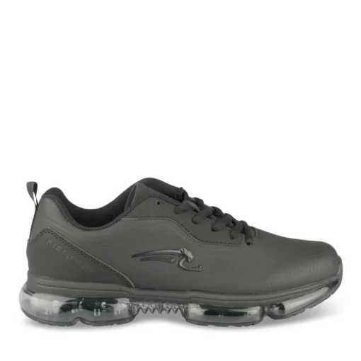 Baskets NOIR Homme Motif Uni Lacets