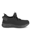 Baskets NOIR Homme Motif Uni Lacets