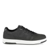 Baskets NOIR Homme Motif Uni Lacets