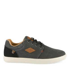 Baskets NOIR Homme Motif Uni Lacets