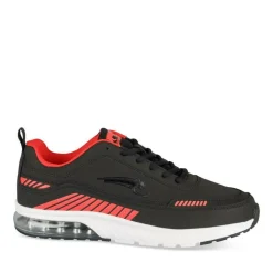 Baskets NOIR Homme Motif Uni Lacets