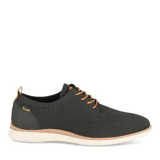 Baskets NOIR Homme Motif Uni Lacets