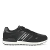 Baskets NOIR Homme Motif Uni Lacets