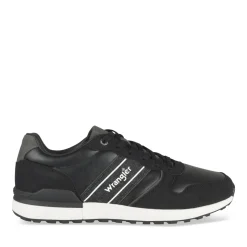 Baskets NOIR Homme Motif Uni Lacets