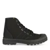 Baskets NOIR Homme Motif Uni Lacets