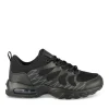 Baskets NOIR Homme Motif Uni Lacets