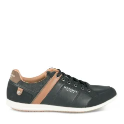 Baskets NOIR Homme Motif Uni Lacets