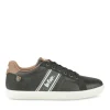 Baskets NOIR Homme Motif Uni Lacets