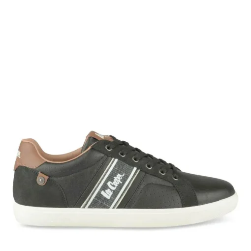 Baskets NOIR Homme Motif Uni Lacets