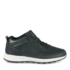 Baskets NOIR Homme Motif Uni Lacets