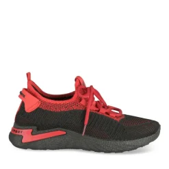 Baskets NOIR Homme Motif Multicolore Lacets