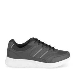 Baskets NOIR Homme Motif Uni Lacets