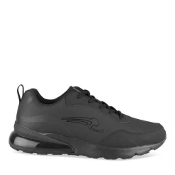 Baskets NOIR Homme Motif Uni Lacets