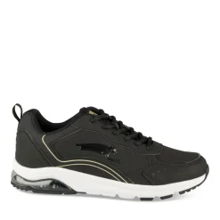 Baskets NOIR Homme Motif Uni Lacets