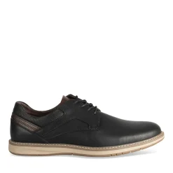 Baskets NOIR Homme Motif Uni Lacets