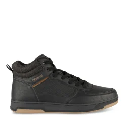 Baskets NOIR Homme Motif Uni A Enfiler