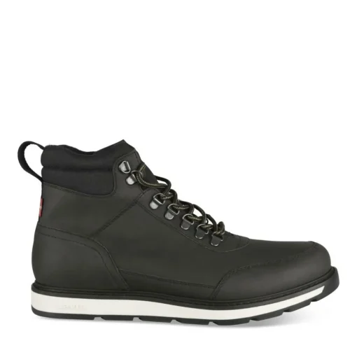 Baskets NOIR Homme Motif Uni A Enfiler