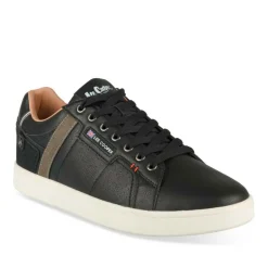 Baskets NOIR Homme Motif Uni Lacets