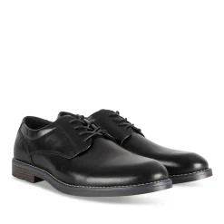 Baskets NOIR Homme Motif Uni Lacets