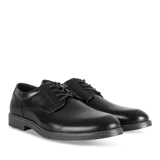 Baskets NOIR Homme Motif Uni Lacets