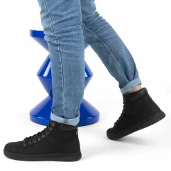 Baskets NOIR Homme Motif Uni A Enfiler