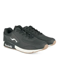 Baskets NOIR Homme Motif Multicolore Lacets