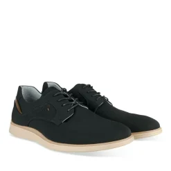Baskets NOIR Homme Motif Uni Lacets