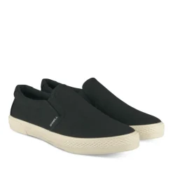 Baskets NOIR Homme Motif Uni A Enfiler