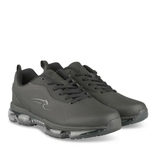Baskets NOIR Homme Motif Uni Lacets
