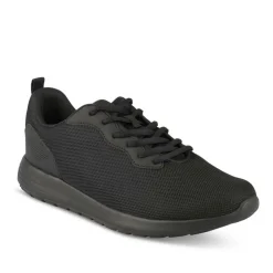 Baskets NOIR Homme Motif Uni Lacets