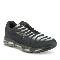 Baskets NOIR Homme Motif Uni Lacets