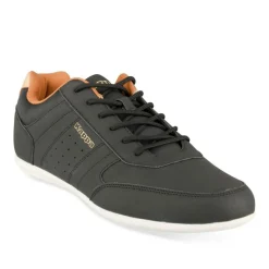 Baskets NOIR Homme Motif Uni Lacets