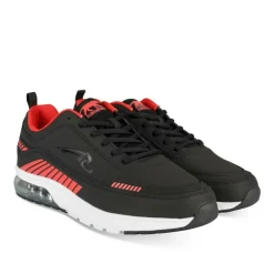 Baskets NOIR Homme Motif Uni Lacets