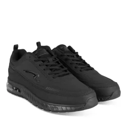 Baskets NOIR Homme Motif Uni Lacets