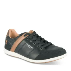 Baskets NOIR Homme Motif Uni Lacets