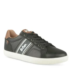 Baskets NOIR Homme Motif Uni Lacets