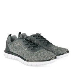 Baskets NOIR Homme Motif Uni Lacets