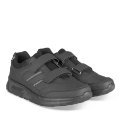 Baskets NOIR Homme Motif Uni Lacets