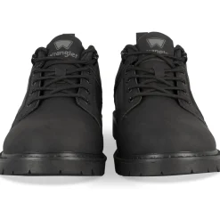 Baskets NOIR Homme Motif Uni Lacets