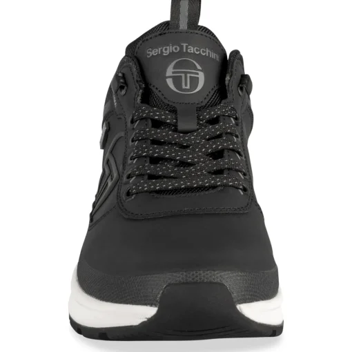 Baskets NOIR Homme Motif Uni Lacets