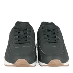 Baskets NOIR Homme Motif Multicolore Lacets