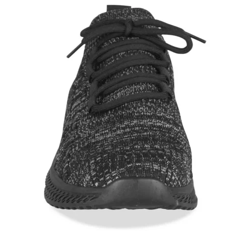 Baskets NOIR Homme Motif Uni Lacets