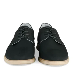 Baskets NOIR Homme Motif Uni Lacets
